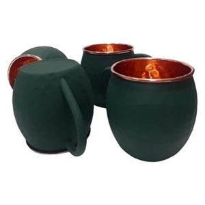 Mug Moscow Mule en Cuivre Martelé 100% avec Logo Personnalisé, Anti-fuite, Compatible Lave-vaisselle, Idéal pour Fêtes et Célébrations, Décoratif - Product Image 3