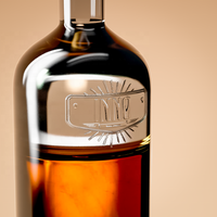 Botol Kaca Whiskey 1000ml dengan Tutup Sekrup |   Kemasan Minuman Keras Kustom dengan Logo |   Kotak Hadiah Mewah untuk Pernikahan & Bar
