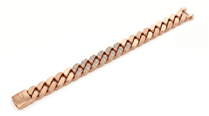 Pulsera de Diamantes de Corte Brillante Redondo, Clásica y Lujosa para Mujer, Uso Diario Unisex, Diamantes Naturales y Cultivados en Laboratorio - Product Image 1