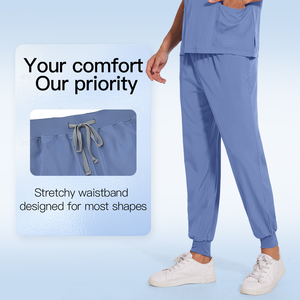 Oferta de Verano 2025: Conjunto de Uniformes Médicos de Punto Ligero, Transpirable y Suave para Hombres y Mujeres, Venta al Por Mayor - Product Image 3