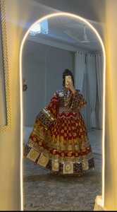 New Afghan Kuchi <b>Dress</b> Women Heavy Embroidery High Neck Full Sleeve Ball Gown Floor-Length Formal Wedding Party Casual <b>Dress</b> - Product Image 4