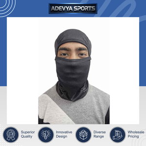 Cagoule unisexe convertible intégrale en tricot de qualité supérieure, entièrement personnalisable, pour le cyclisme, à prix optimal - Product Image 3