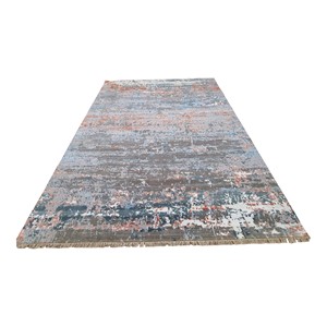 Tapis contemporains à la main Tapis en soie et laine Tapis Elington Tapis et tapis esthétiques Décoration intérieure luxueuse Décoration intérieure moderne - Product Image 3