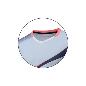 Ensemble de tennis unisexe 2 pièces en polyester 100 % écologique, anti-humidité, avec impression de logo personnalisé sur le devant, extensible dans les 4 sens - Product Image 2