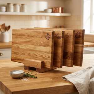 Planche à découper en bois multifonctionnelle pour la préparation des aliments - Product Image 3
