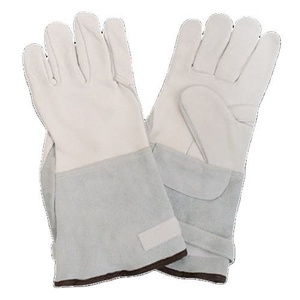 Gants de soudage TIG en cuir pleine fleur de première qualité, protection industrielle des mains, résistance à la chaleur pour la lutte contre les incendies - Product Image 1