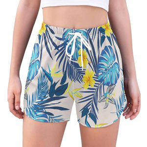 Shorts de plage décontractés pour femmes 2026, fabriqués sur mesure, en tissu polyester sublimé, respirant, séchage rapide, coupe-vent - Product Image 1