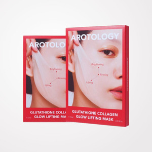 Mascarilla facial de belleza Arotolroji con glutatión y colágeno, mascarilla iluminadora y tensora, 5 unidades, mascarilla facial coreana con PDRN de salmón. - Product Image 3
