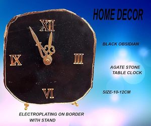 Horloge de table en résine artisanale de luxe, thème océan, moderne, étanche, surdimensionnée, veilleuse, décoration pour mariage, retraite, maison, salle à manger - Product Image 4