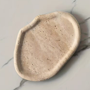 Bandejas de Travertino Hechas a Mano con Forma de Nube - Product Image 1