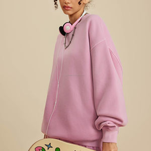 Sudadera de cuello medio alto para hombre, estilo informal, holgada, para otoño e invierno, sudadera de cuello redondo para mujer - Product Image 4