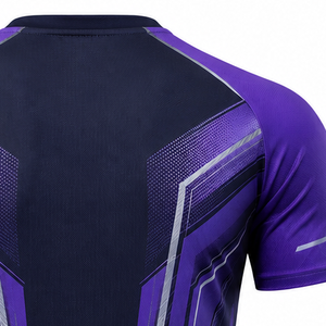 Ensemble de t-shirt et short de sport légers pour homme, en mesh respirant, pour la course à pied, l'entraînement, la gym, la musculation, la remise en forme, vêtements de sport - Product Image 4