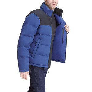 High Street Style Men's Winter Warm 100% Nylon Stand Puffer Jacket <b>Top</b> Trend Wholesale Custom Made Designs Unique Colors Premium - Product Image 5