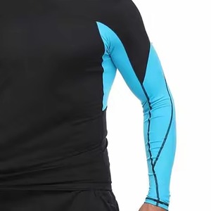Custom Camo <b>Long</b> <b>Sleeve</b> Compression Rash Guard Shirt UPF50 Zipper <b>Base</b> <b>Layer</b> Top Quick Dry Moisture Wicking Gym Training Wear - Product Image 5