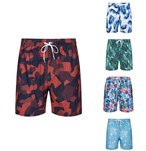 Digital Print <b>Mens</b> Hawaiian Swim <b>Trunks</b> Quick Dry Polyester Surf Shorts Breathable Beachwear Plus Size Summer Swimming Shorts - Product Image 1