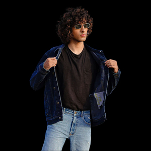 Veste en jean vintage personnalisée pour homme, respirante, séchage rapide, délavée à l'acide, mode hiver streetwear, vente chaude - Product Image 4