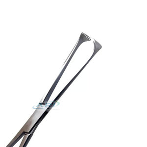Pince à tissus Allis en acier inoxydable, instrument médical chirurgical réutilisable et autoclavable - Product Image 3