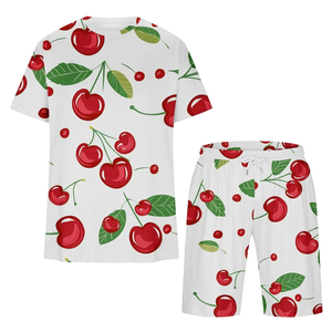 Ensemble de shorts et t-shirt pour homme en coton écologique vintage de haute qualité, ensemble de jogging 2 pièces pour l'été - Product Image 3