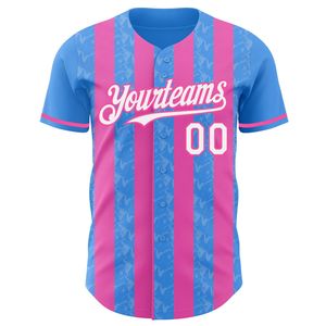 OEM Baseball Jersey Full Button Custom Logo 100% Polyester Short Sleeve Summer/Winter Breathable Unisex Team Wear Supplier - Product Image 4