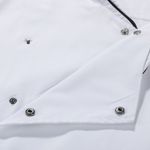 Short Sleeve Chef Jacket for <b>Kitchen</b> Restaurant & Bar Hotel Cook Workwear Uniform for Restaurant & Bar Staff - Product Image 5