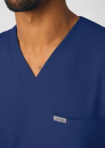 Men's V Neck Woven Medical <b>Scrub</b> Set Hospital Uniform Eco-Friendly 4 Way Stretch Breathable Washable Wrinkle Resistant Nursing - Product Image 6