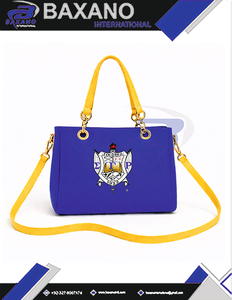 Sigma Gamma Rho SGR sorority กระเป๋าถือผ้าใบมีซิปสำหรับผู้หญิงมีตัวอักษรกรีกที่ออกแบบโลโก้ได้ตามต้องการสำหรับจัดเก็บแล็ปท็อปทุกวัน - Product Image 4