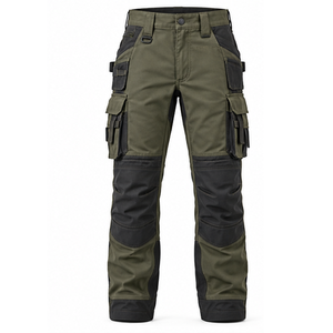Pantalons de travail pour hommes, durables, multi-poches, pantalons utilitaires, vêtements de travail industriels, uniforme, fabricant OEM ODM sur mesure, vente en gros - Product Image 1