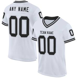 Maillot de football personnalisable pour homme, style rétro, 100 % polyester, impression numérique par transfert thermique, séchage rapide, manches courtes - Product Image 2