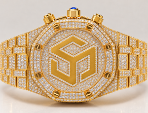 Luxury Stainless Steel Moissanite Diamond Iced Out <b>Watch</b> Men Women Fashion Wristwatch - Product Image 4
