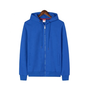 เสื้อมีฮู้ดแบบซิปเต็มรูปแบบสำหรับผู้ชายเสื้อฮู้ดมีซิปหลากสีดีไซน์ตามสั่งและโลโก้สำหรับฤดูหนาว - Product Image 1