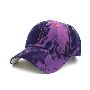 100% Cotton Baseball Cap Adjustable Male Casual <b>Hat</b> Spring Summer <b>Purple</b> Solid Silk Screen Printed - Product Image 3