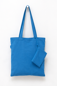 Black Cotton Tote Bag With Drawstring Pouch Reusable Shoulder <b>Handbag</b> Zipper Pocket Packaging Gift Bag - Product Image 3