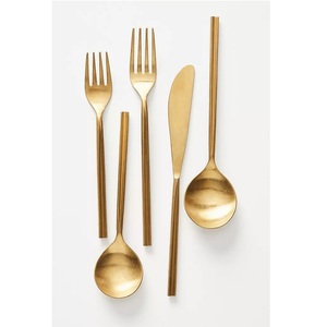 Ensemble d'architecture moderniste cannelée : tiges dorées à rainures verticales et monoblocs à bol orbiculaire - Product Image 1