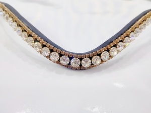 Cinta de cristal de diamante premium de 8 mm para cabezada de caballo, accesorio de equitación, proveedor mayorista - Product Image 3
