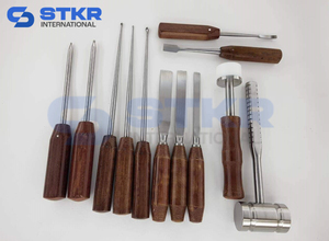 Capener Osteotome Chisel Elevator Screws <b>Driver</b> <b>Set</b> 12 Pcs Stainless Steel Manual Orthopaedic - Product Image 2