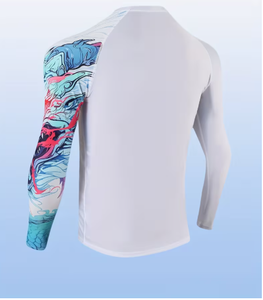 Maillot de bain à manches longues pour homme, protection UV, séchage rapide, performance, UPF 50+, protection UPF - Product Image 2