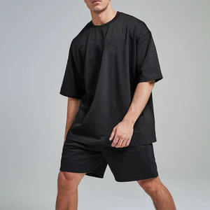 Ensemble de deux pièces assorties, shorts décontractés d'été pour hommes, ensemble pour hommes, t-shirts imprimés graphiques personnalisés - Product Image 1