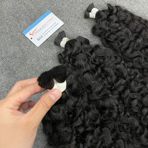 Cabello Humano Virgen Vietnamita 100% Natural, Rizado Birmano, Color Negro Natural, Proveedor de Cabello al Por Mayor de Primera Calidad - Product Image 4