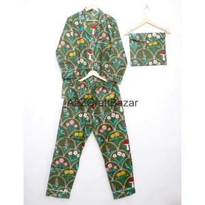 Conjunto de Pijama de Manga Larga de Lujo para Mujer, de la Mejor Calidad, 100% Algodón, Suave y Cómodo, en Oferta, Precios de Fábrica - Product Image 3