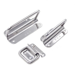 Stainless Steel Cabinet <b>Handle</b> 304 For Drawer <b>Door</b> Tool Box <b>Pull</b> Ring Folding <b>Handle</b> - Product Image 3