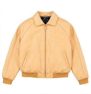 Winter Men's Leather <b>Jacket</b> Solid Color PU Coat Motorcycle <b>Jacket</b> Plush Men's <b>Jacket</b> - Product Image 3