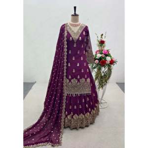 ชุดแต่งกายสำหรับงานปาร์ตี้ดีไซเนอร์ไซส์ XL พร้อมชุด dupatta - Product Image 3