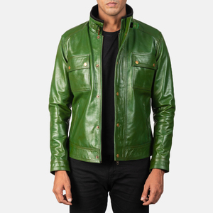 Chaqueta de Motociclista de Cuero para Hombre, Hecha a Medida, de Alta Calidad, Estilo Urbano, con Cierre Premium, Chaqueta de Moda para Motociclistas - Product Image 5