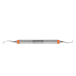 Détartreurs dentaires manuels de style Hu-Friedy haute performance en acier inoxydable, instrument de qualité supérieure avec poignée ergonomique, certifié CE, couleur argent - Product Image 1