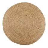 Paillasson personnalisé en jacinthe d'eau, tapis de sol de 1,8 m de diamètre, couleur naturelle sûre. Évitez les griffures des chats, meilleur prix en Inde - Product Image 2