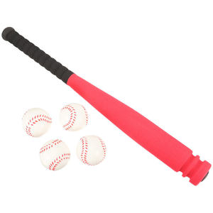 WARPRO INDUSTRY SS-BB-04 Juego de Bate de Béisbol de Espuma Negro con Remolinos Blancos, 4 Pelotas Blandas, 28 Libras, Ligero, para Principiantes y Entretenimiento - Product Image 2