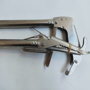 Pinzas para serpientes de 60 pulgadas, plegables, profesionales, para capturar reptiles, herramienta de manipulación de mandíbula ancha, gancho para serpientes de acero inoxidable - Product Image 1