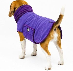 Veste d'hiver pour chien de qualité supérieure avec doublure en polaire douce, facile à porter, look élégant, coutures durables, prix de gros - Product Image 3