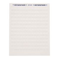 Étiquettes autocollantes en polyester Brady LaserTab, durables, mates, en PET, pour l'identification des laboratoires et des équipements