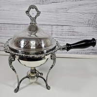 Hochwertiger Edelstahl-Chafing-Dish mit Brennstoffhalter für Hotelbuffets und Event-Catering zu günstigem Preis.